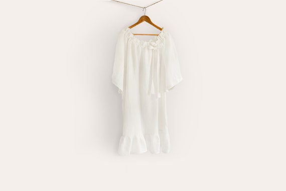 luxury sleep dress qILAKOG Ladies Long Nightdress Long Sleeve Nighties Luxury Soft Nightshirt Pajamas Dress Women Nightgowns Cute Baggy Nighties Loose Fit Nightshirts