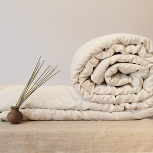 Handmade Wool Duvet | Organic Bedding & Vintage Wool Blanket