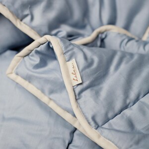 Wool Duvet for Full Size Bedding. Boys' Bedroom Lightweight Quilt. | US Duty Paid image 2
