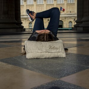 Organic Wool Filled Travel Neck Pillow