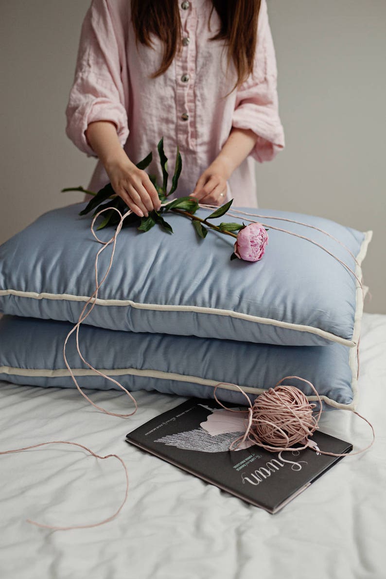 Bed Pillows. King Queen Standard Euro Custom Pillow Etsy Singapore