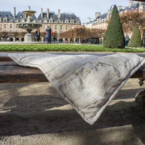 Road Cushion with Roll Up Design - Organic Wool Travel Neck Pillow for Adventurers