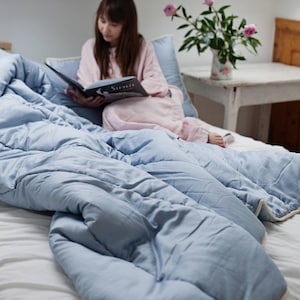 Bettdecken mit natürlicher Schurwollfüllung, Bettdecke aus Wolle für Winter, Bettdecke für alle Jahreszeiten, Bettdecke für Sommer.