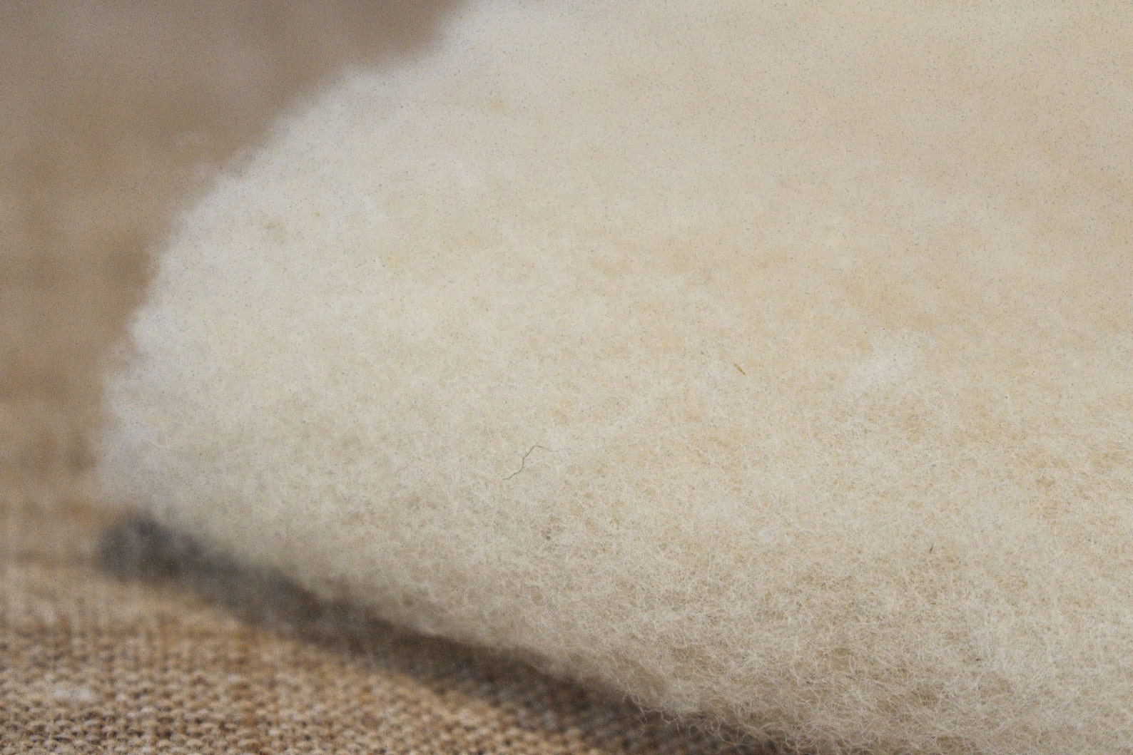 STANDARD PILLOW, Organic Wool Filled Pillow, Natural, Handmade