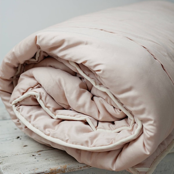 Bettdecken mit natürlicher Schurwollfüllung, Bettdecke aus Wolle für Winter, Bettdecke für alle Jahreszeiten, Bettdecke für Sommer.