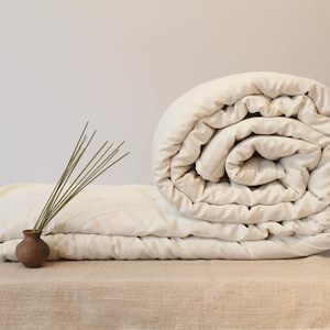 QUEEN COMFORTER - vintage bedding, perfect comfort, handmade comforter, luxury duvet insert for a housewarming gift