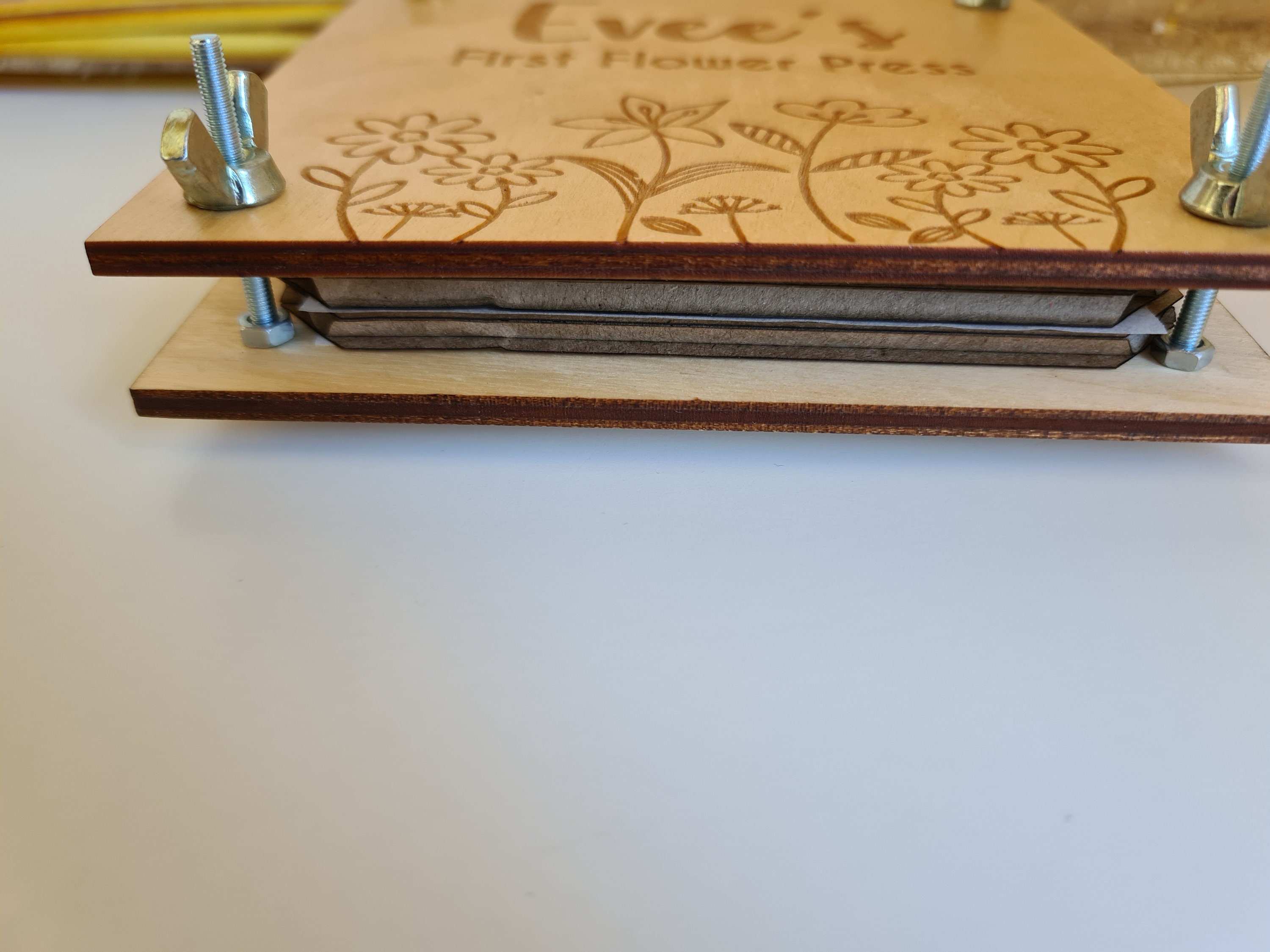 Personalised Flower Press First Flower Press Etsy