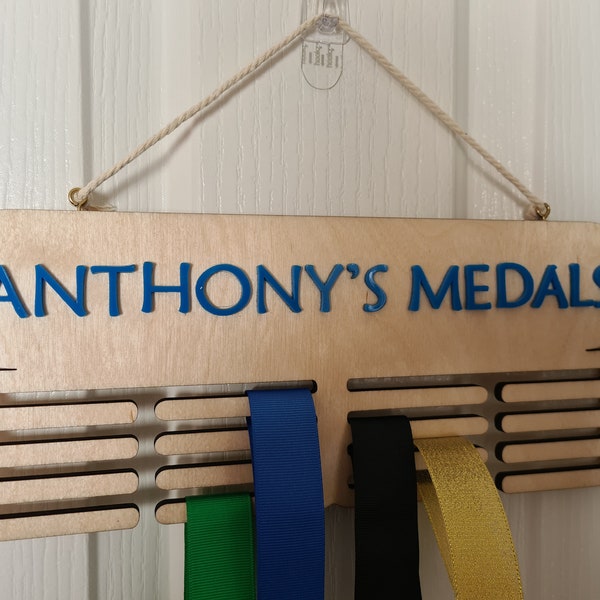 Custom Personalised Medal Display Holder / Achievement Hanger