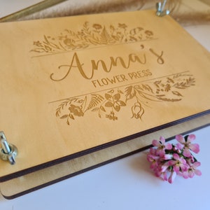 Personalised Flower Press - Botanical