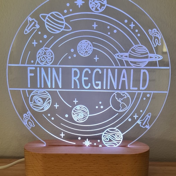 Personalised Night Light - Outer Space | Galaxy