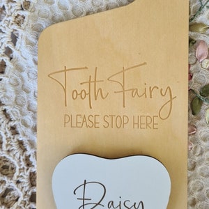 Tooth Fairy Personalised Door Hanger