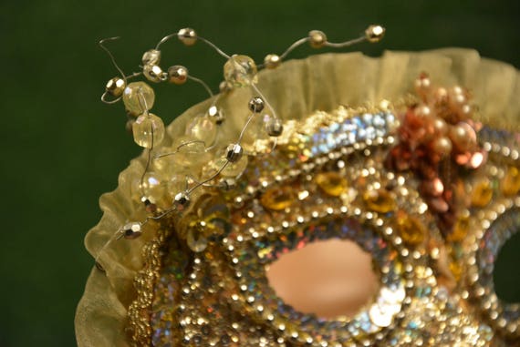 Vintage ballroom mask - Handmade mask - Carnival … - image 7