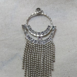 Pendant medallion - Vintage Medallion - Metal Medallion - Vintage Pendant -  Pendant with stones - Gift idea - Ladies medallion