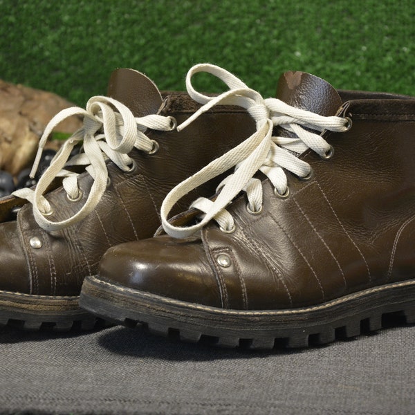 Bergschoenen - Vintage schoenen - Wandelschoenen - Enkel Sneeuw - Dames Laarsjes - Zeer Resistent - Originele Vintage uit de jaren '60