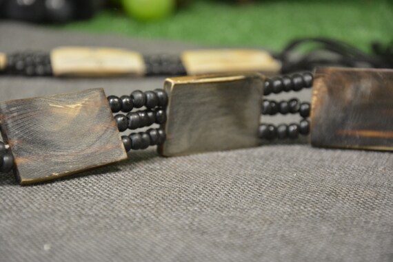 Ladies' belt - Hand made belt - Cow horn - Hippie… - image 5