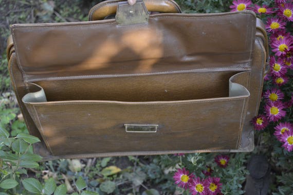 Leather bag - Messenger leather bag - Collectible… - image 2