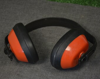 Soundproof headphones - Hearing protection - Vintage headphones - Ear muffs - Protective headphones - Retro earmuffs - Shoot earmuffs