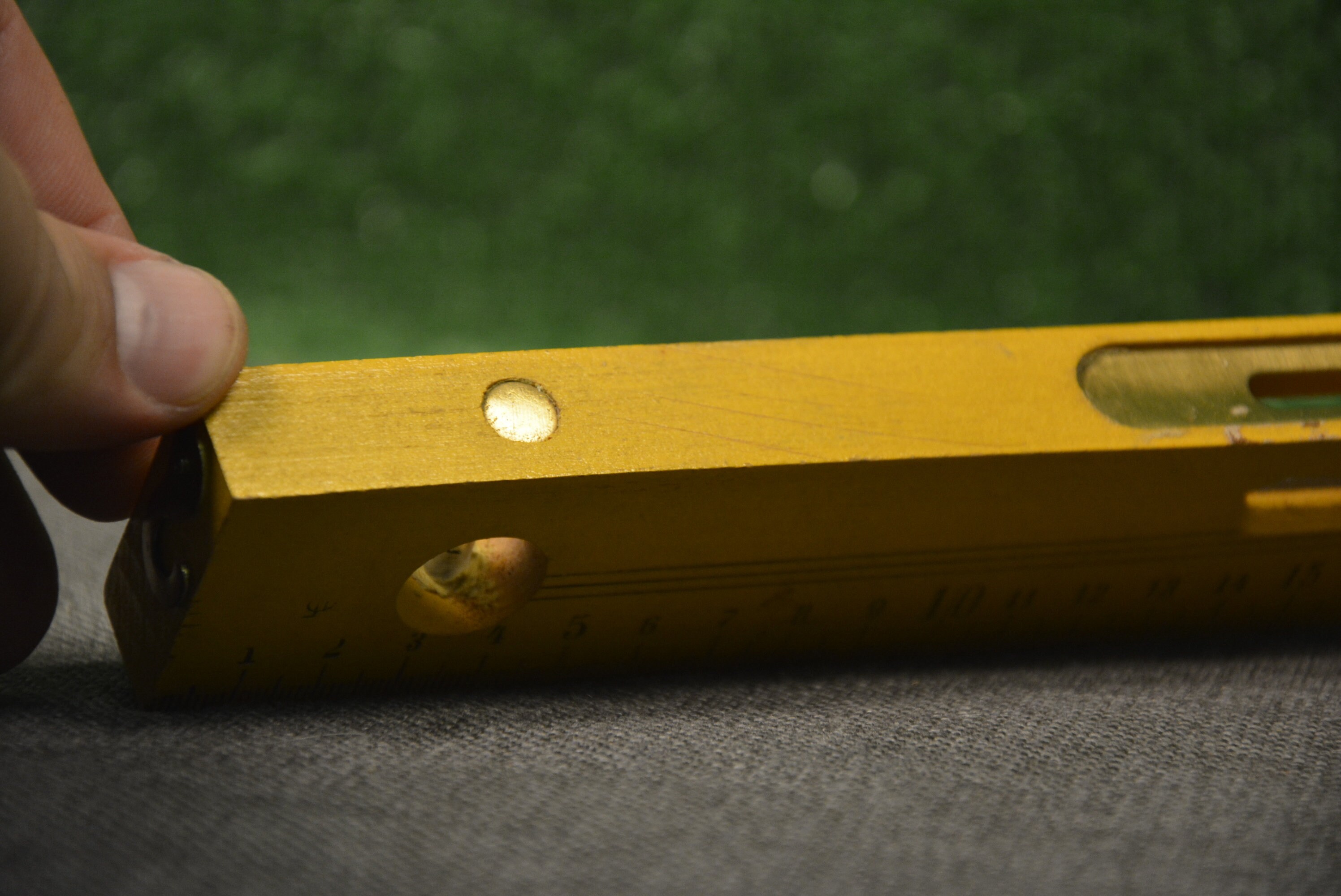 Vintage Wood Level Primitive Wooden Level Tool Rustic Etsy