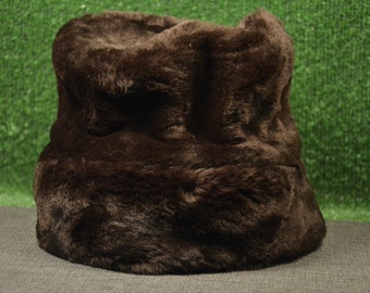 Winter hat - Natural hair - Sheepskin hat - Fur hat ladies - Brown hat - Sheep fur hat - Warm winter hat - Ladyes hat