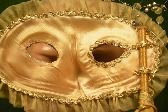 Vintage ballroom mask - Handmade mask - Carnival … - image 5