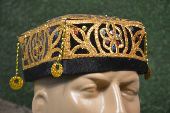 Uzbek hat Tubeteika Men and women skullcap Fabric cap Islam hat Traditional hat Tubeteika