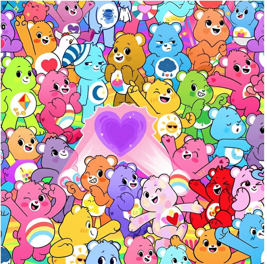 Care Bear Blanket Care Bears Blanket Lovey Blanket Minky Etsy Australia