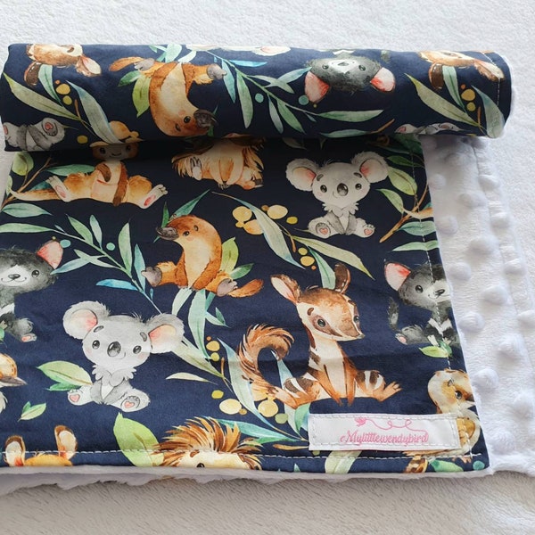 Australian Animal Baby Blanket