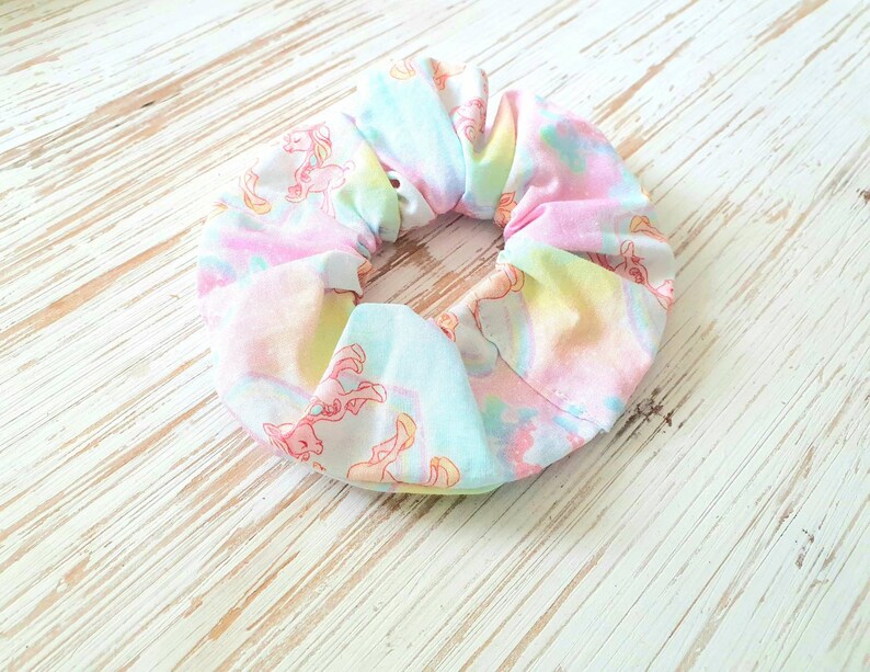Rainbow Hair Womens Scrunchie Kids Scrunchie Unicorn Hair Tie Rainbow Scrunchie Multicolured Unicorn Hair Unicorn Scrunchie