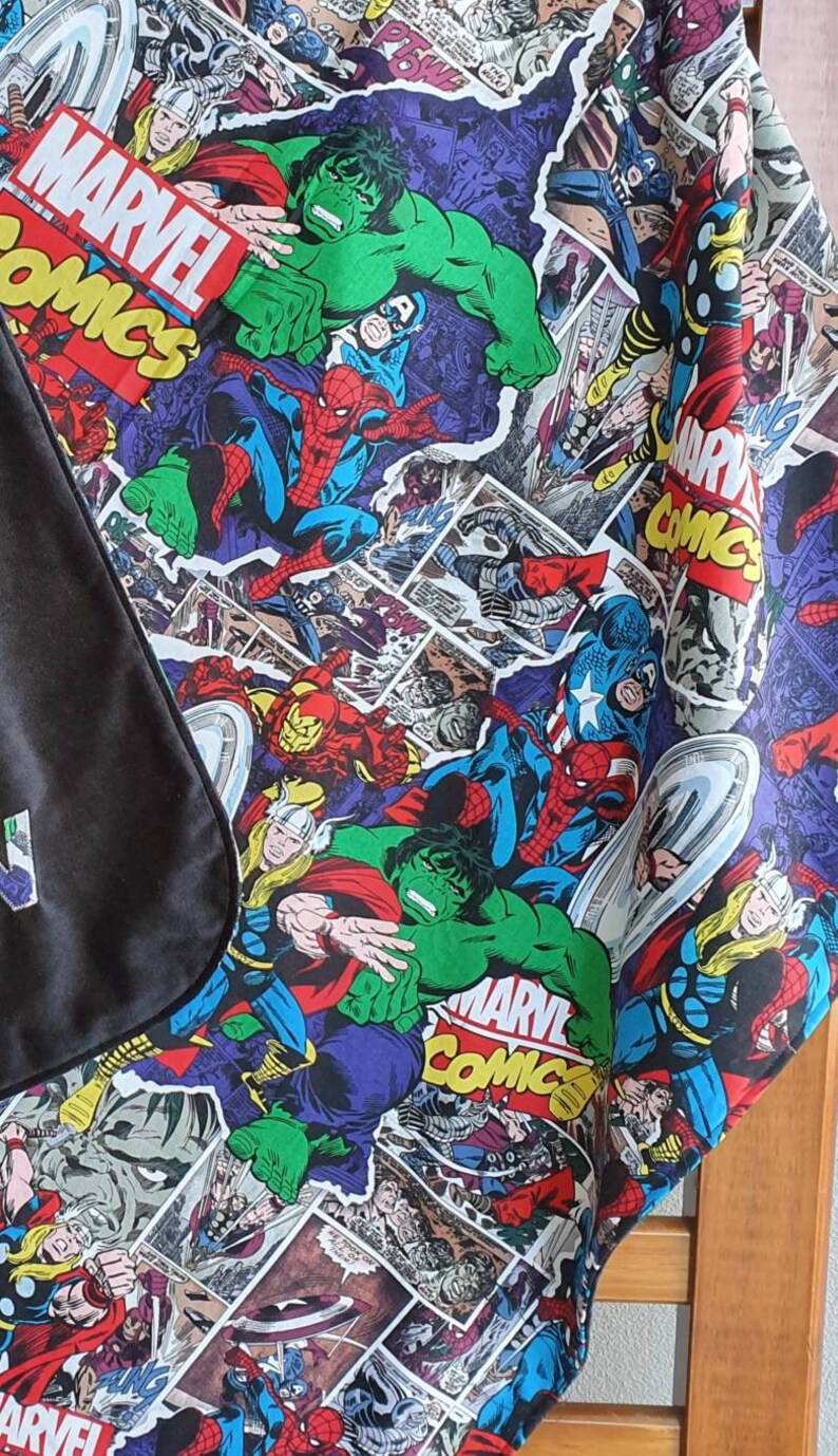 Marvel Blanket Spider Man Blanket Thor Blanket Iron Man | Etsy
