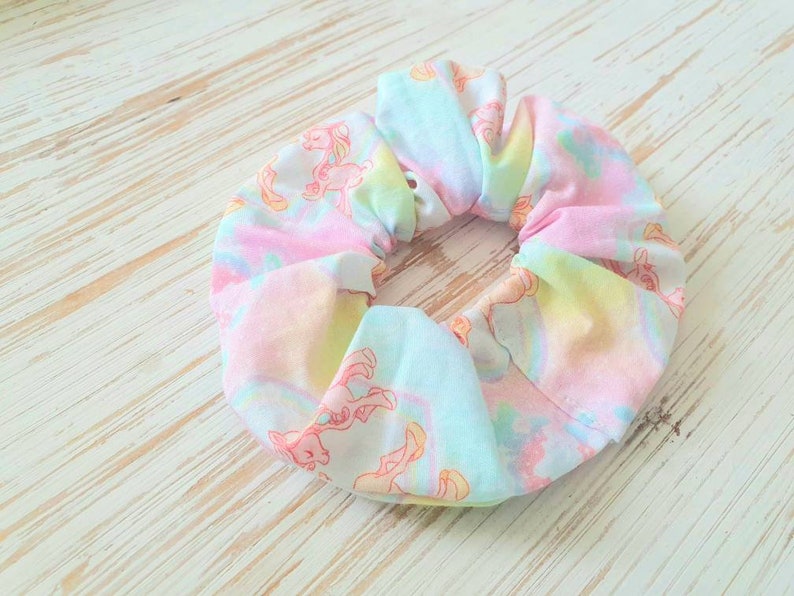 Rainbow Hair Womens Scrunchie Kids Scrunchie Unicorn Hair Tie Rainbow Scrunchie Multicolured Unicorn Hair Unicorn Scrunchie