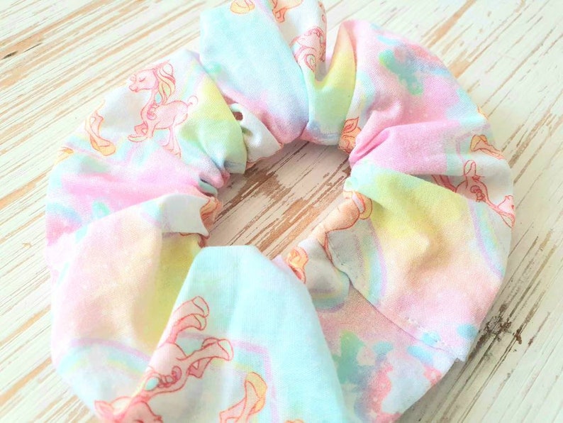 Rainbow Hair Womens Scrunchie Kids Scrunchie Unicorn Hair Tie Rainbow Scrunchie Multicolured Unicorn Hair Unicorn Scrunchie