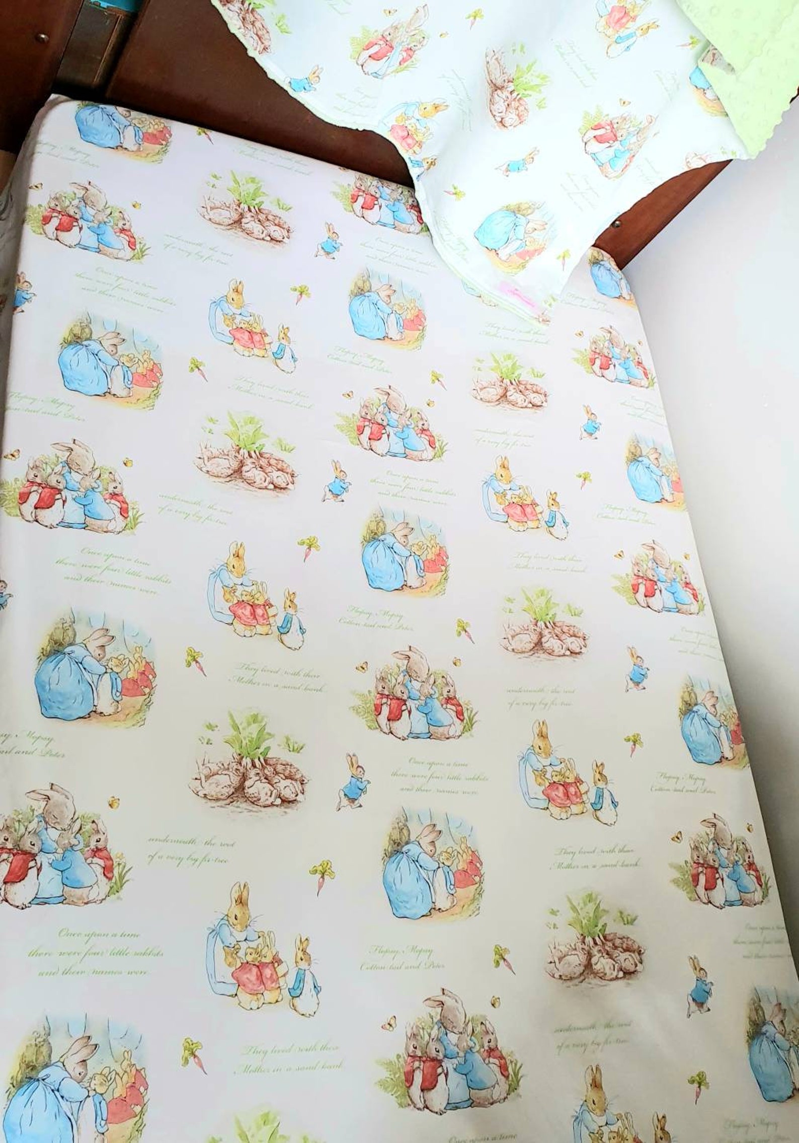 Peter Rabbit Sheet Peter Rabbit Crib Sheet Peter Rabbit - Etsy Australia
