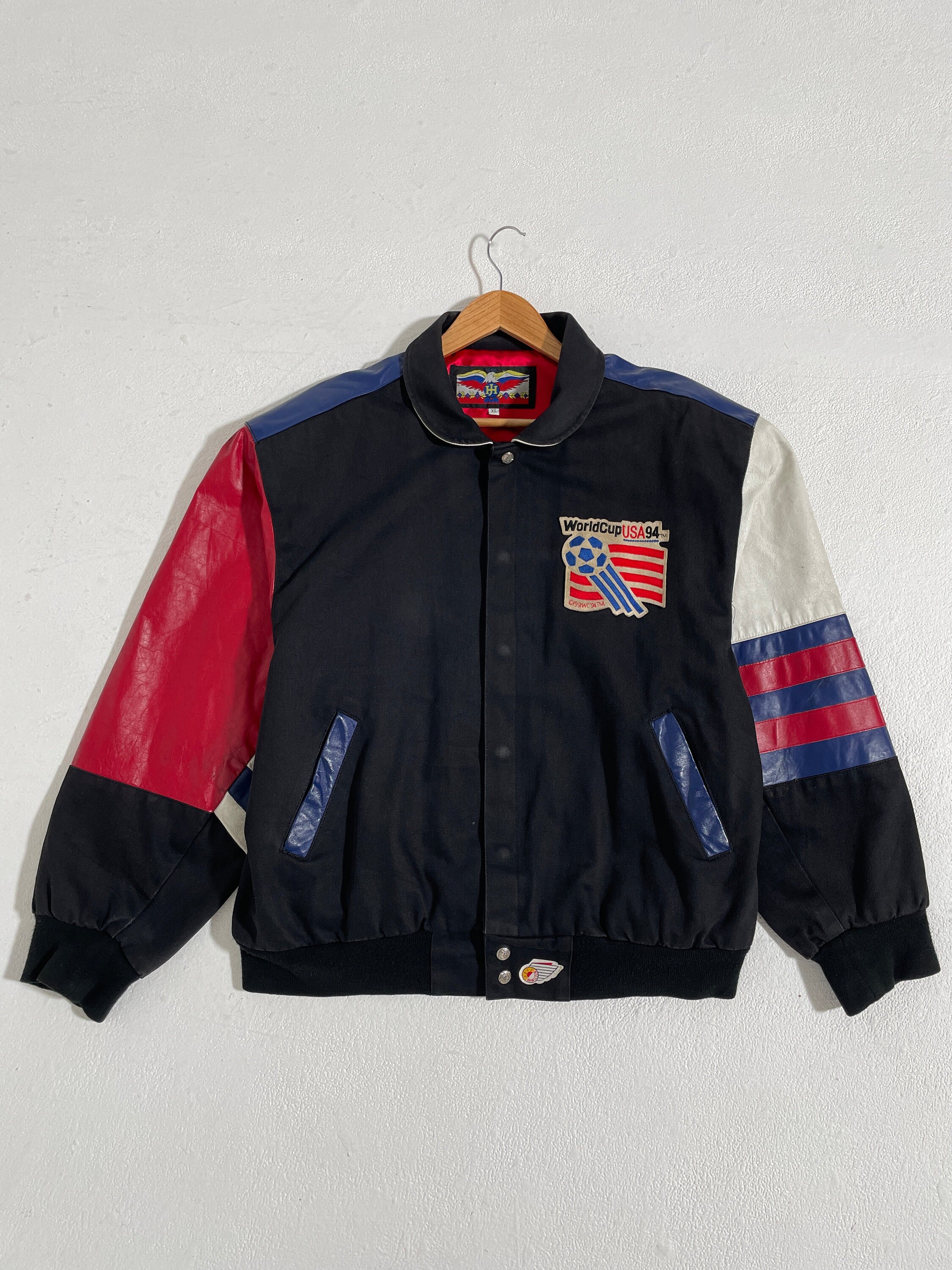 Vintage 1990s World Cup USA 1994 Jeff Hamilton Jacket Sz. XL - Etsy