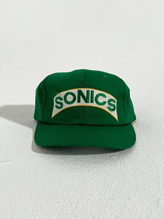 Vintage 1990's Seattle SuperSonics Arch Snapback H