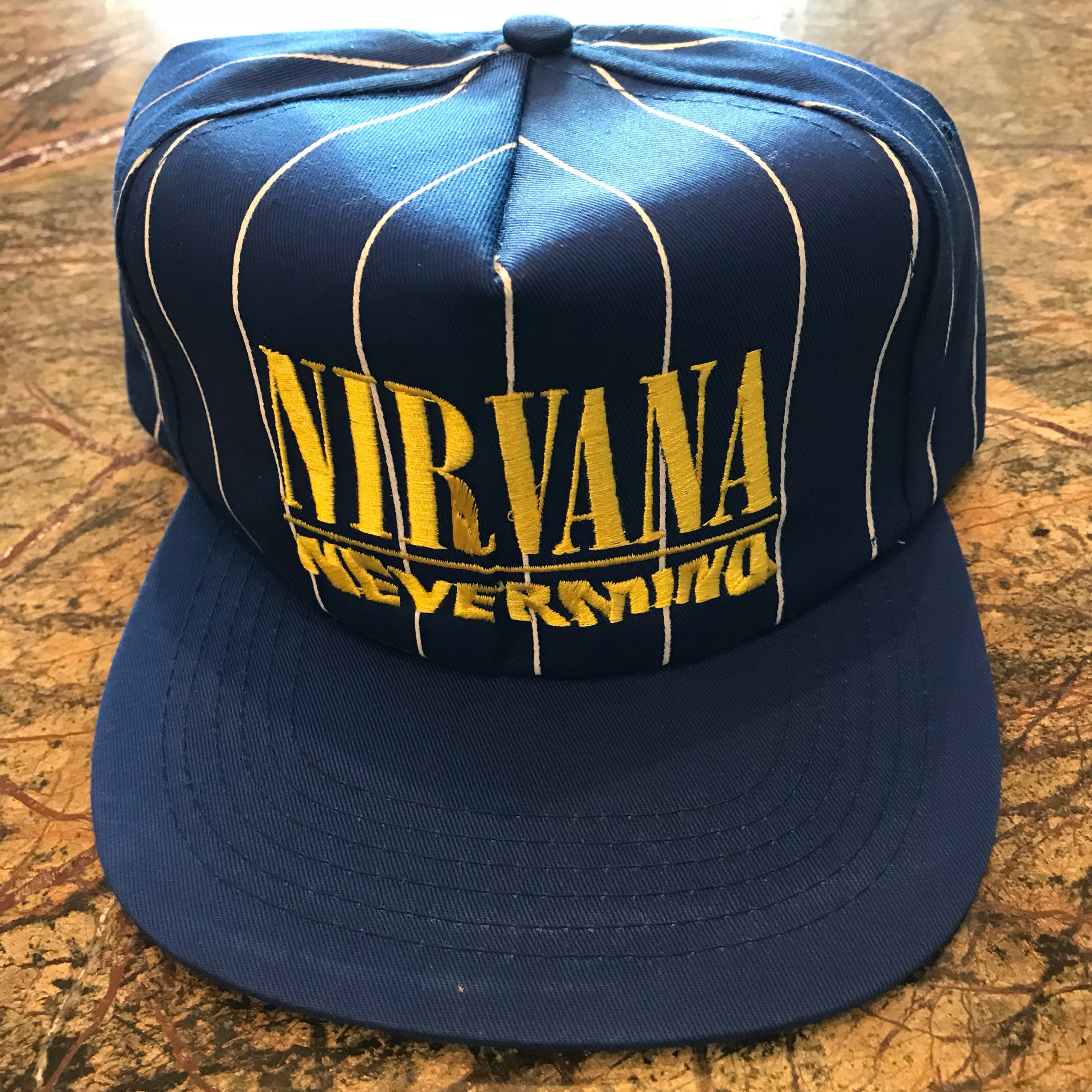 Nirvana nevermind stripe Capニルヴァーナ 【公式通販】