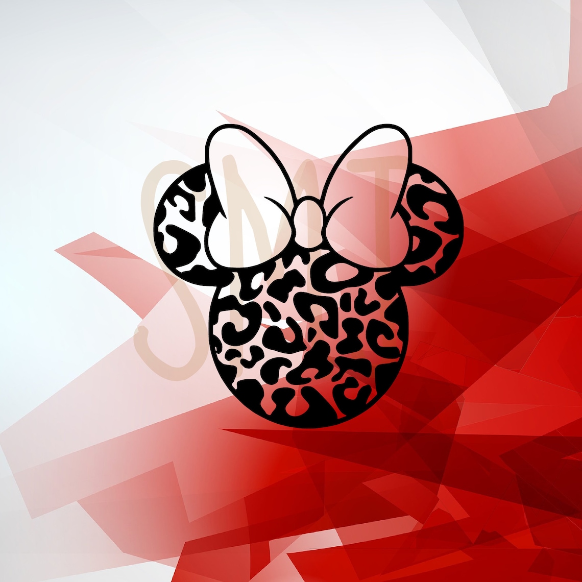 Minnie Mouse SVG Minnie Mouse Leopard Minnie Head Minnie | Etsy India
