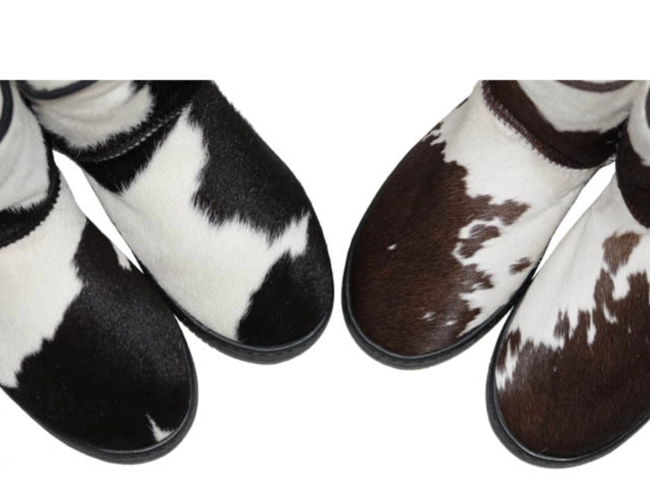 cowhide ugg boots