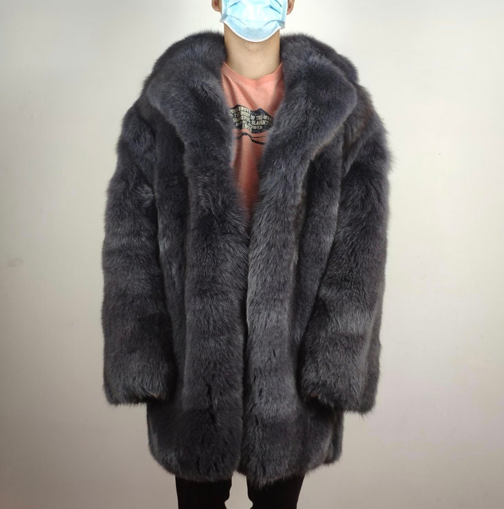 Mens Fur Coat Fox Jacket Real Caat Mens Fur Coat Fox Jacket, Is There Any Value In Old Fur Coats