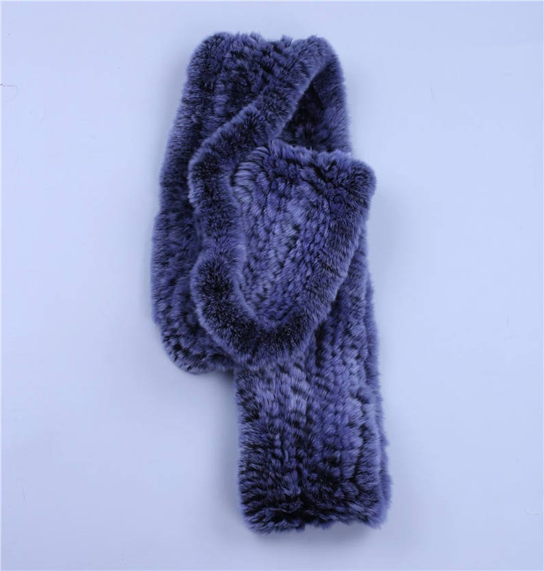 Genuine Rabbit Fur Infinity ScarvesWrap
