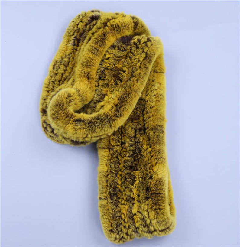 Genuine Rabbit Fur Infinity ScarvesWrap