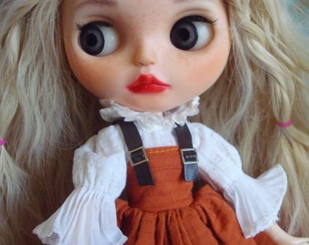 Custom Blythe Doll Jointed body Blonde OOAK Blythe Doll  by Daniela Mar
