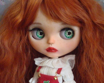 Blythe Custom Doll Ginger Hair OOAK Blythe by Daniela Mar