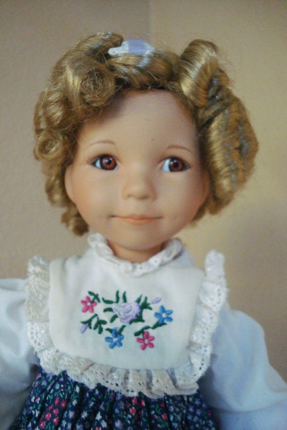 Ashton Drake Porcelain Doll Blonde Hair Brown Eyes Goldilocks Etsy