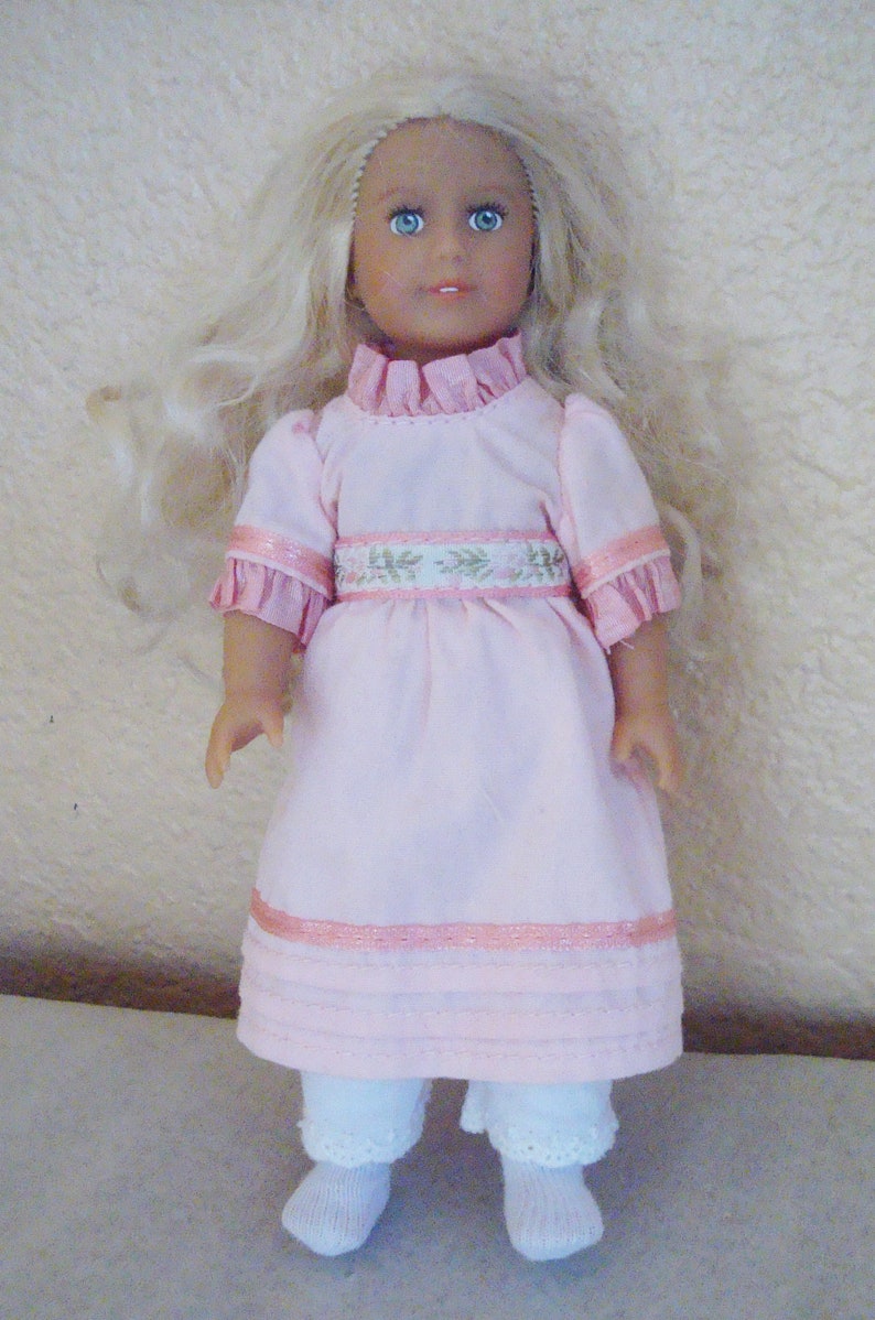 American Girl Doll Caroline Green Eyes Blonde Hair 6 Mini Doll