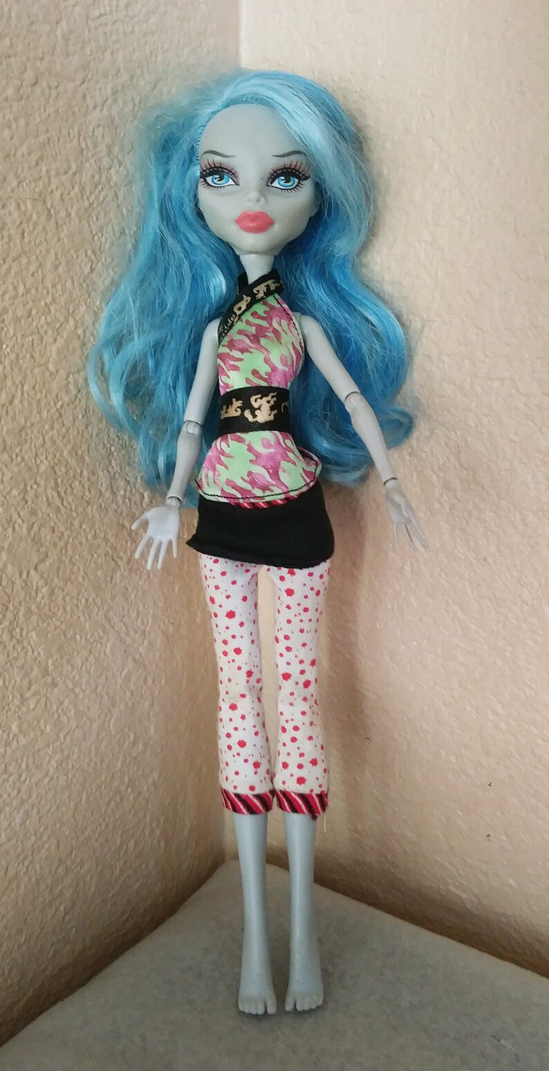 Monster High Doll Ghoulia Yelps Long Blue Hair 10.5 Etsy