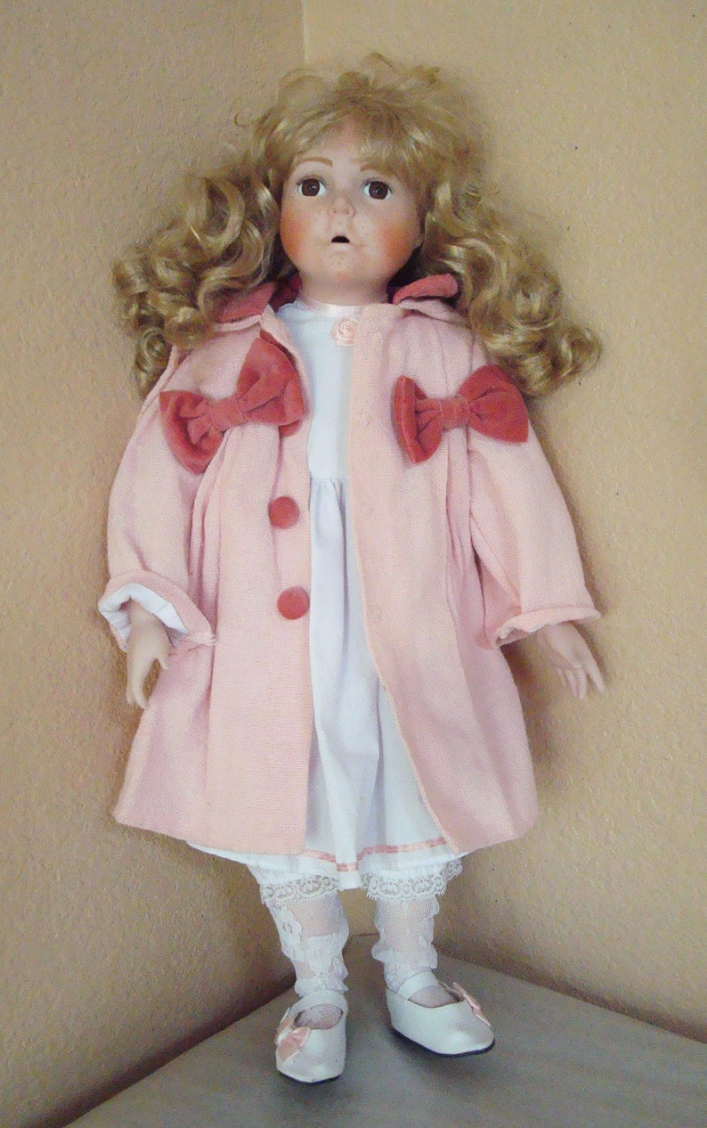Rare 1993 Seymour Mann Blonde Hair Porcelain Art Doll By Hanna Etsy