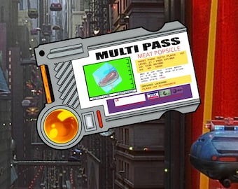 Multi pass 4” vinyl sticker - 5th element meat popsicle