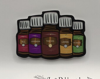 YL - essential oil group decal - 3” gloss