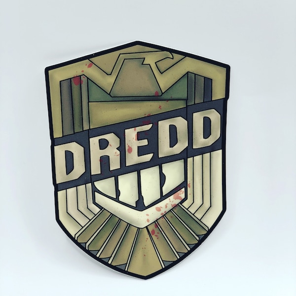 Judge Dredd Badge premium Vinyl sticker