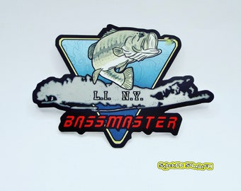 Long Island Bassmaster 4” vinyl sticker
